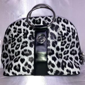 BEBE LEOPARD PRINT PURSE